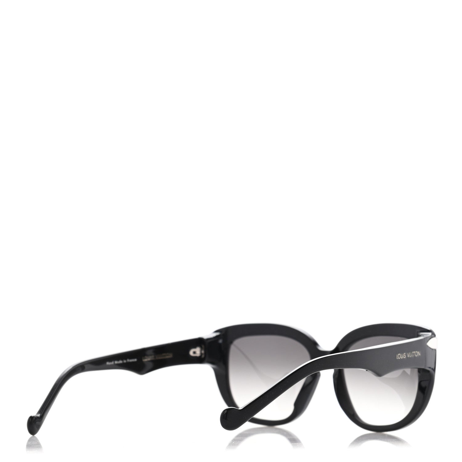 Louis Vuitton Acetate Clover Sunglasses Z0677E Black Blue 4 of 9