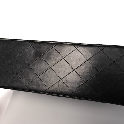 Chanel Lambskin Quilted XL Jumbo Single Flap Black 10 of 15