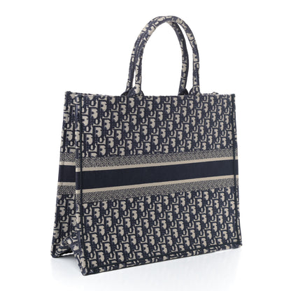 Christian Dior Oblique Book Tote Blue Multicolor 2 of 4