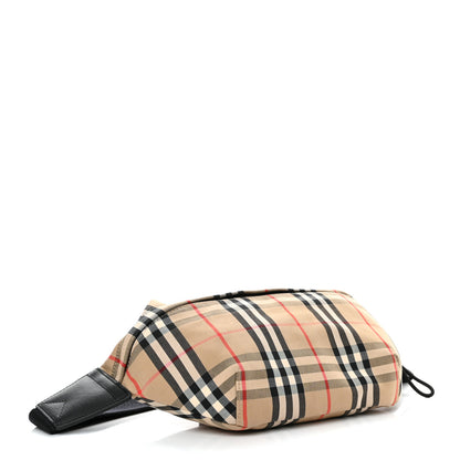 Burberry Nylon Vintage Check Medium Sonny Bum Bag Archive Beige Black 4 of 13