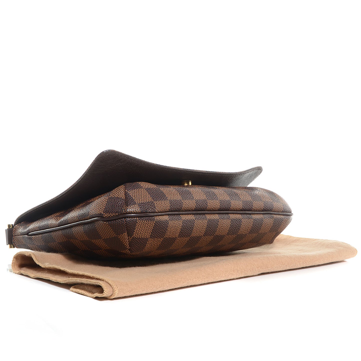 Damier Ebene Musette Tango Long Strap