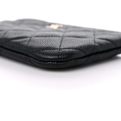 Chanel Caviar Quilted Small Cosmetic Case Black 9 of 10