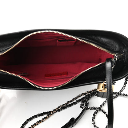 Chanel Aged Calfskin Quilted New Medium Gabrielle Hobo Black 5 of 10