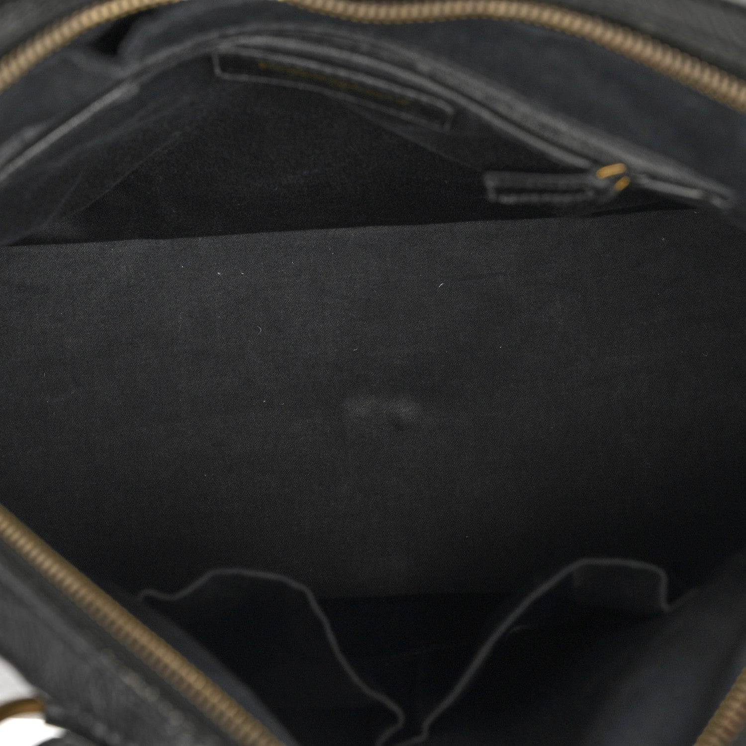Saint Laurent Textured Patent Calfskin Large Muse Black 5 of 15