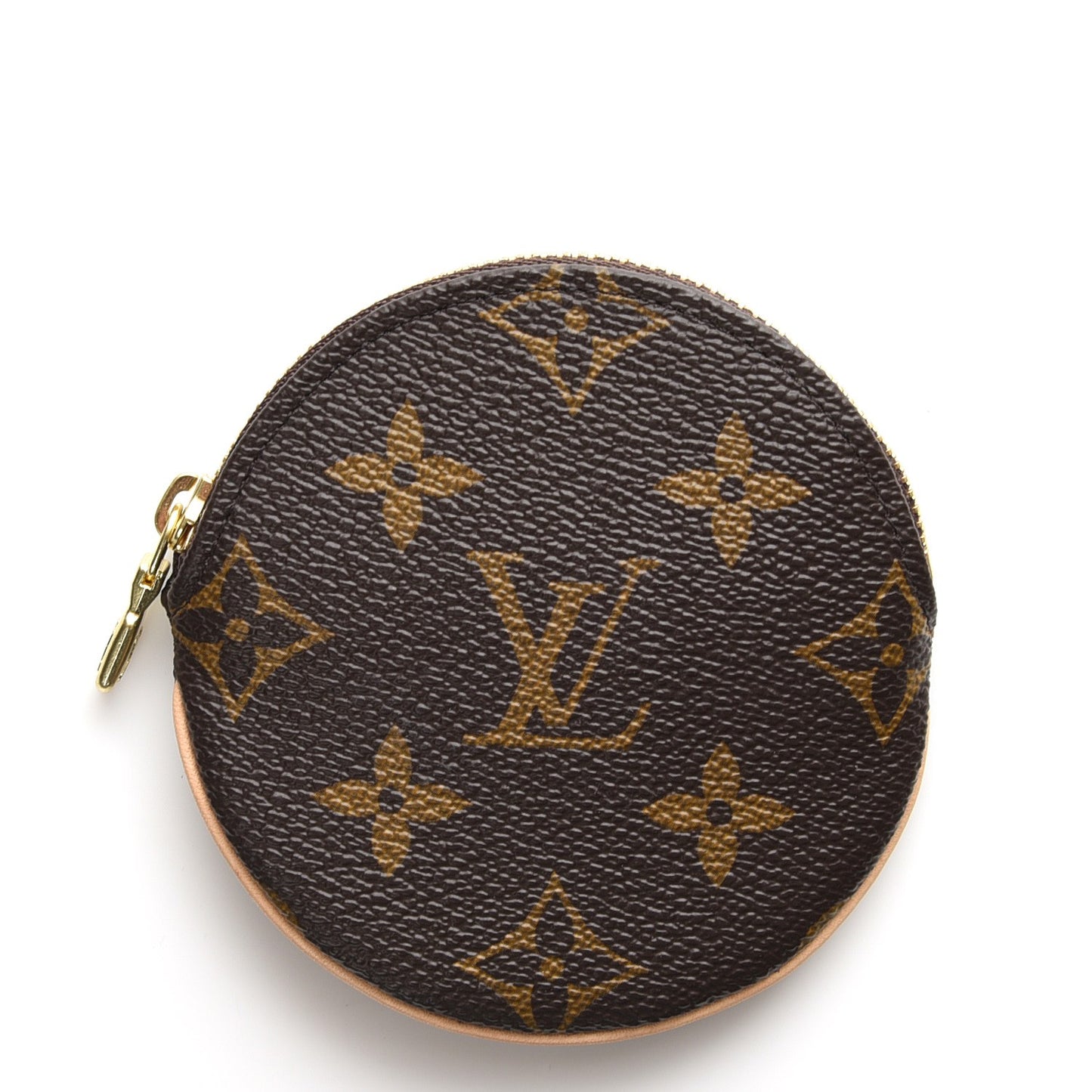 Monogram Round Coin Purse