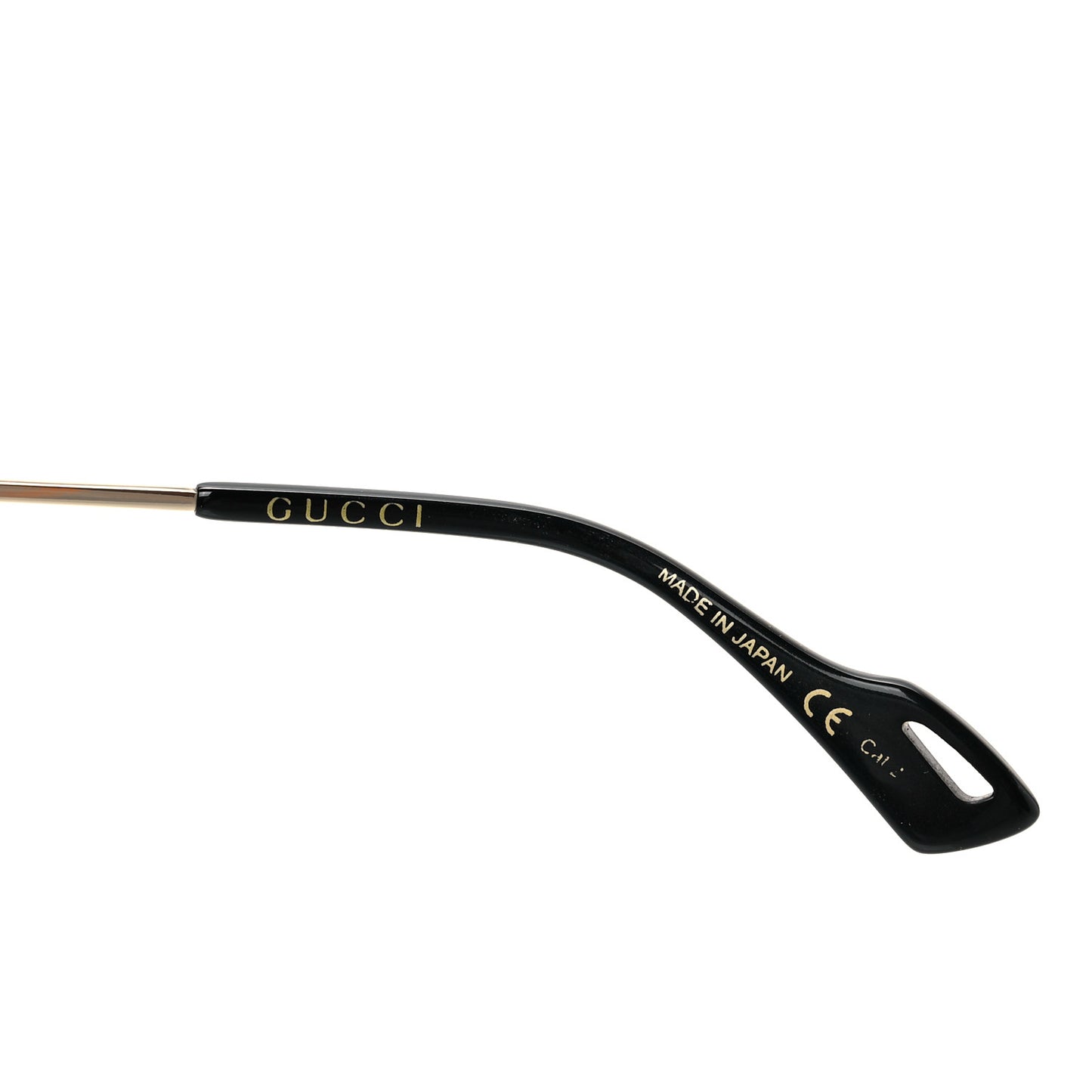 Metal Square Frame Navigator Sunglasses GG1105S Black