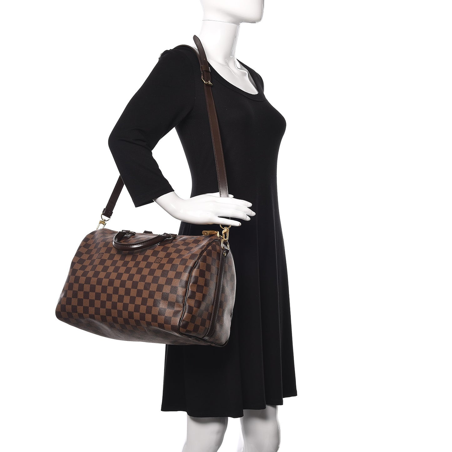 Damier Ebene Speedy Bandouliere 35