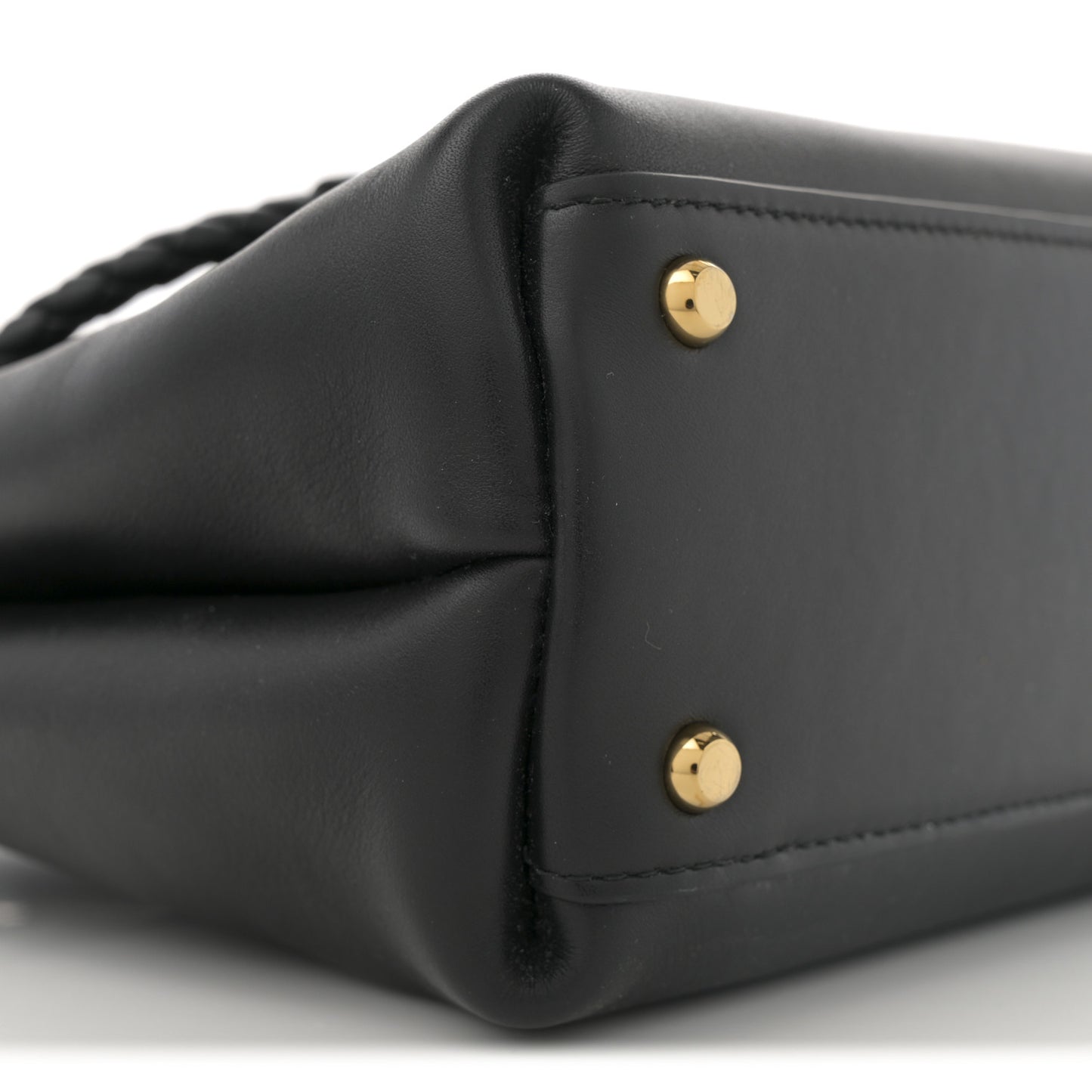 Silky Calfskin Small Ciao Ciao Black