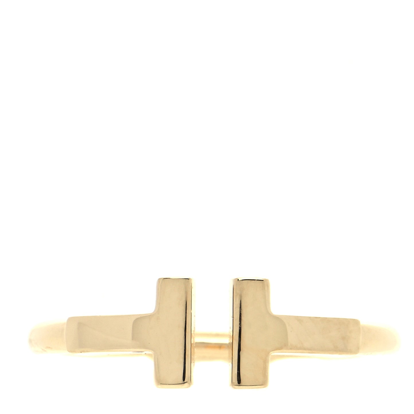 18K Yellow Gold T Wire Ring 49 5