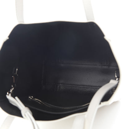 Balenciaga Smooth Calfskin Double Sided XXS Everyday Tote White Light Black 5 of 8