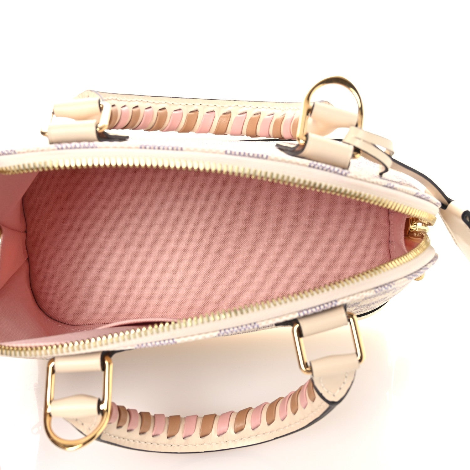 Louis Vuitton Damier Azur Braided Alma BB 5 of 10