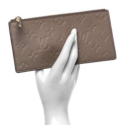 Louis Vuitton Empreinte Felicie Chain Wallet Zippered Insert Tourterelle 2 of 6