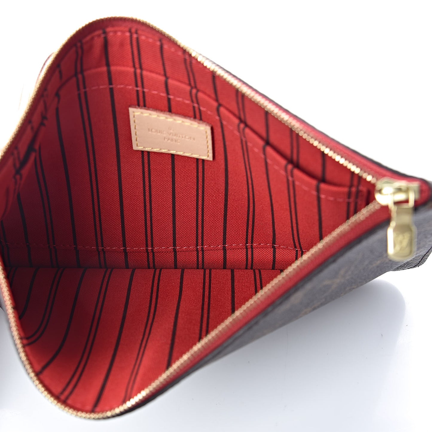 Monogram Neverfull MM GM Pochette Cherry