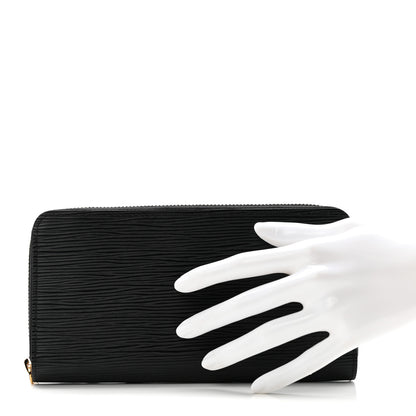Louis Vuitton Epi Zippy Wallet Black 2 of 6