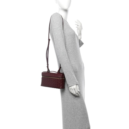 Bottega Veneta Calfskin Intrecciato Bang Bang Vanity Case Barolo 3 of 10