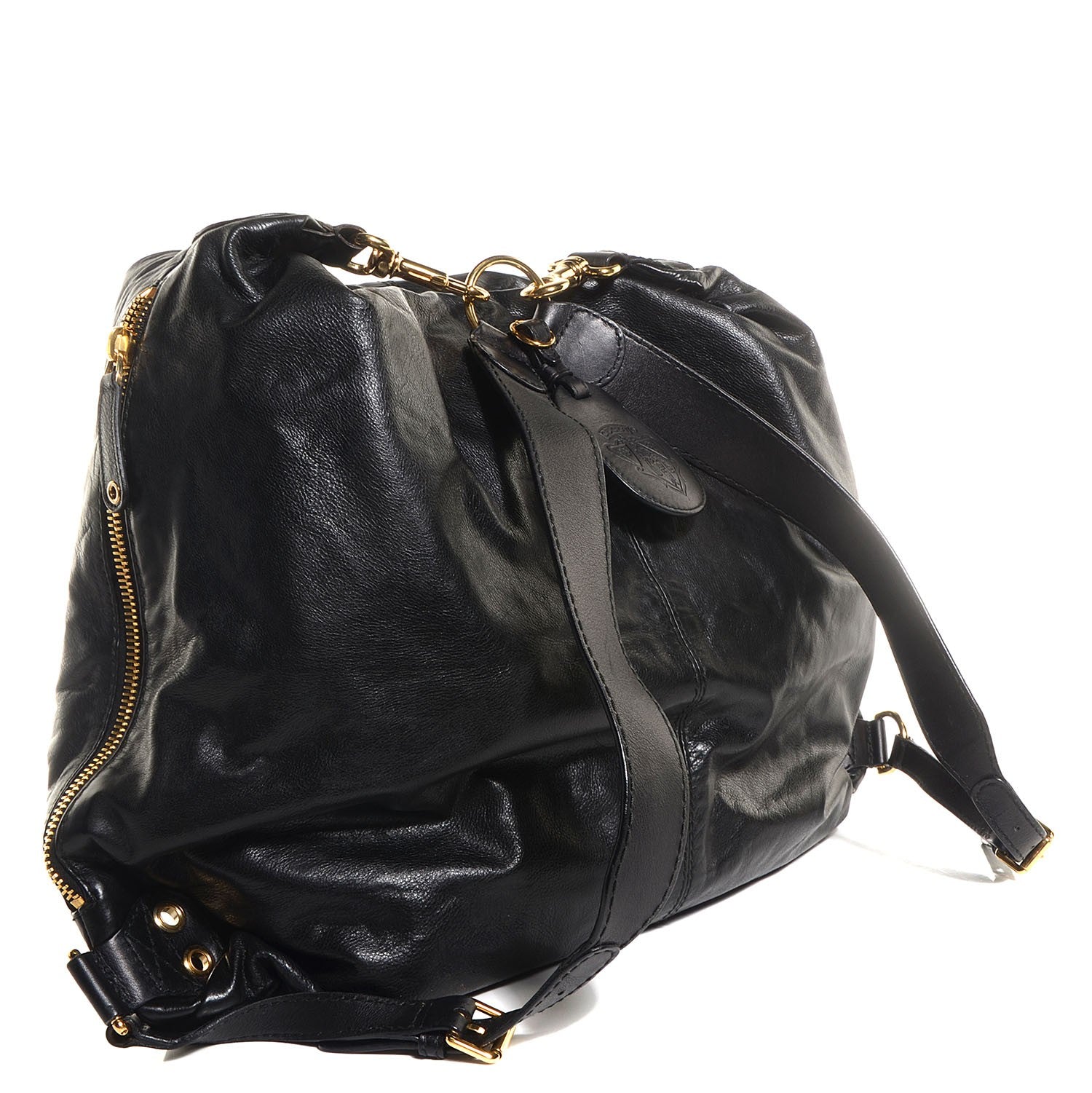 Gucci Leather Large Darwin Convertible Backpack Black 3 of 9