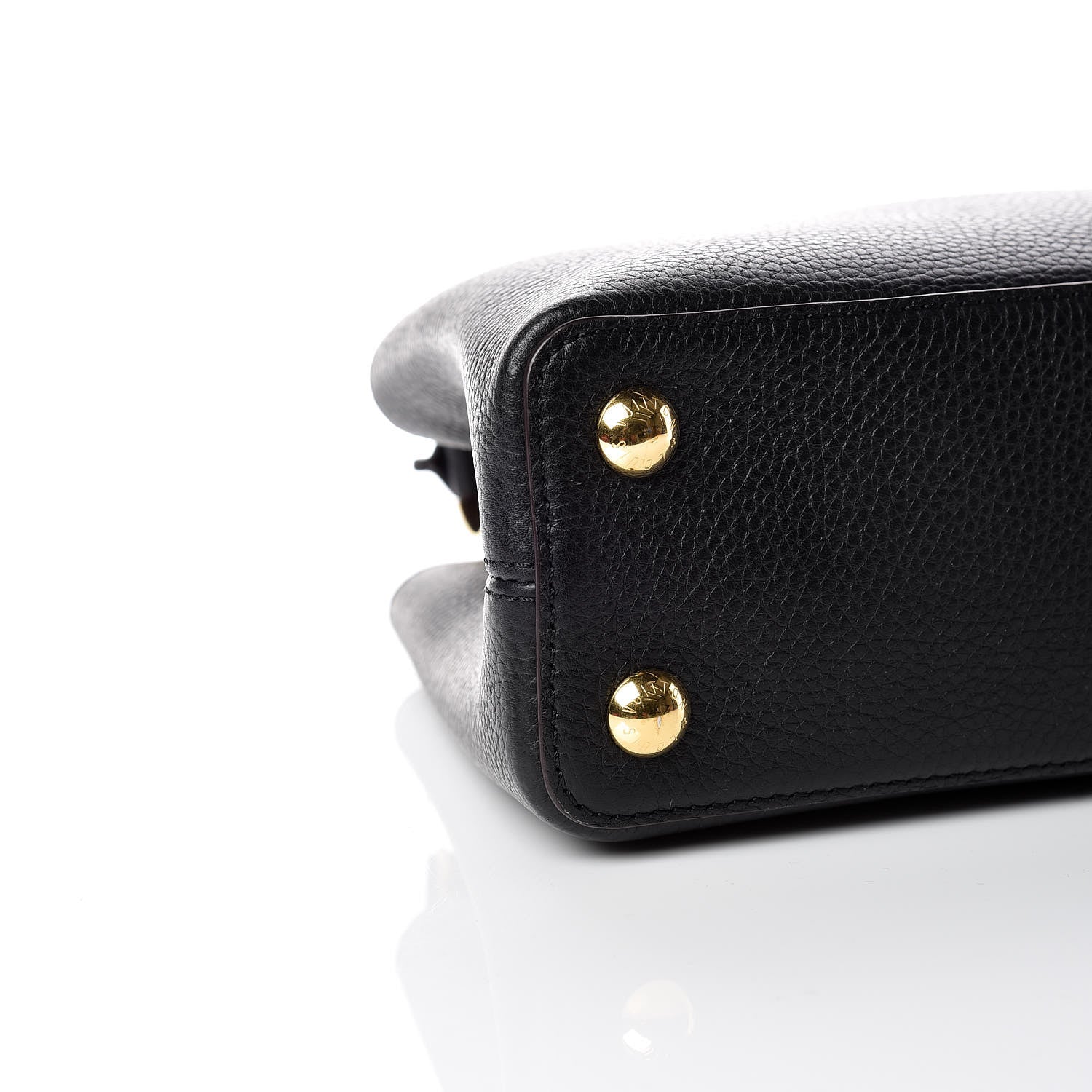 Louis Vuitton Taurillon Capucines BB Black 6 of 9