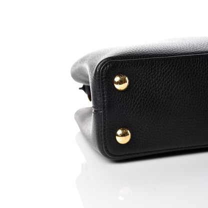 Louis Vuitton Taurillon Capucines BB Black 6 of 9