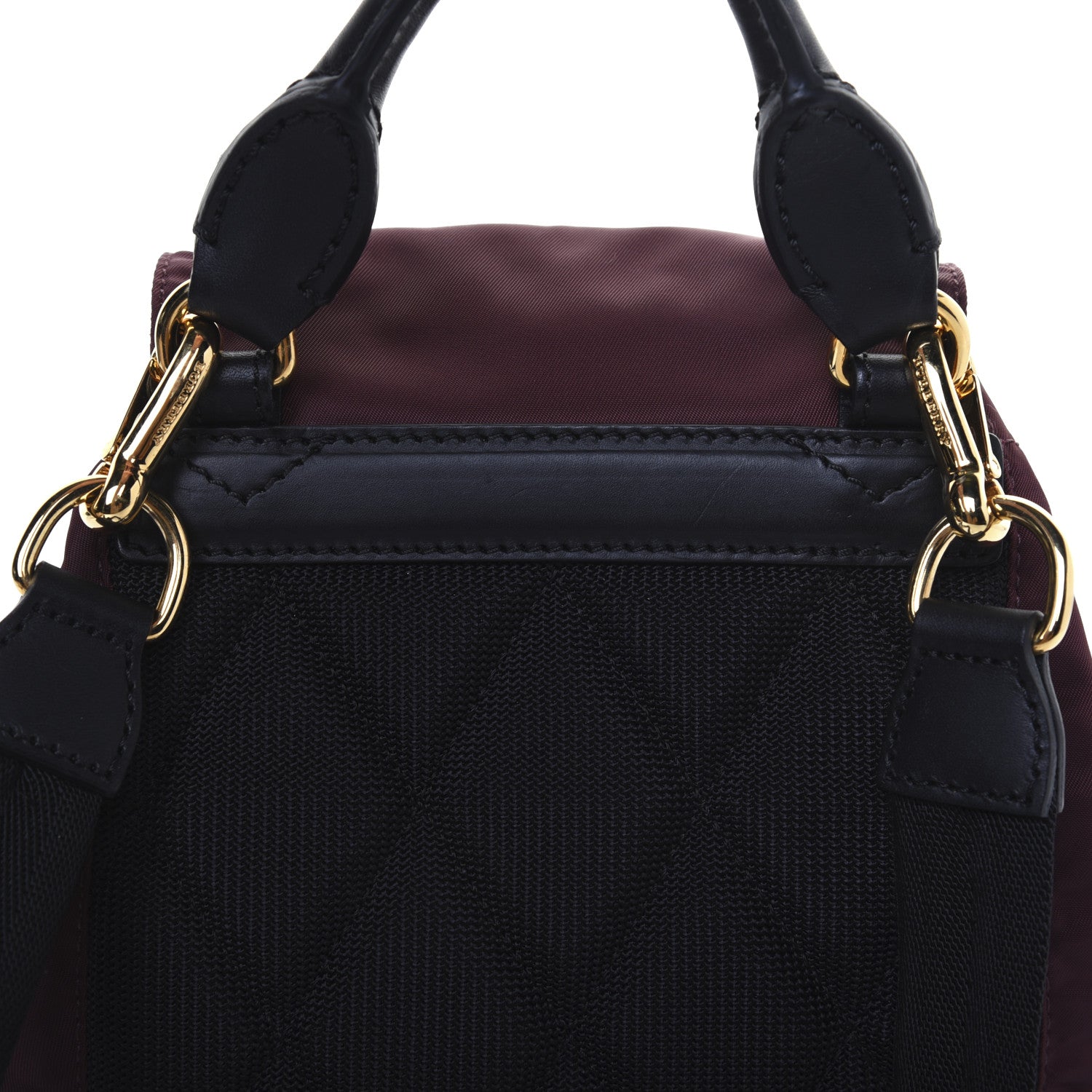 Burberry Nylon Small Rucksack Backpack Burgundy Red 16 of 20