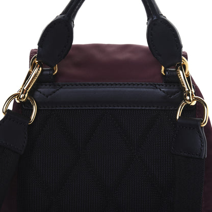 Burberry Nylon Small Rucksack Backpack Burgundy Red 16 of 20