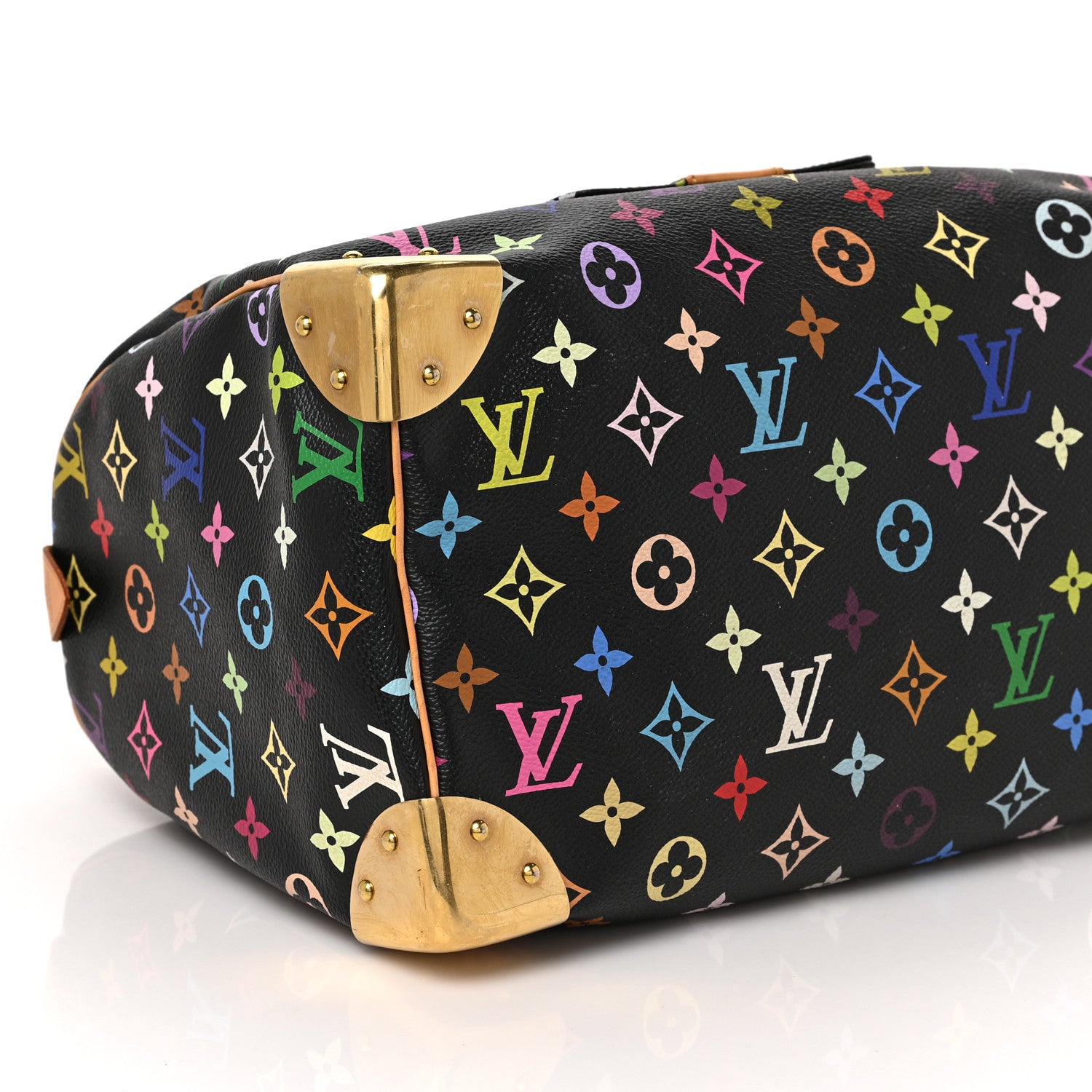 Louis Vuitton Monogram Multicolor Speedy 30 Black 8 of 9