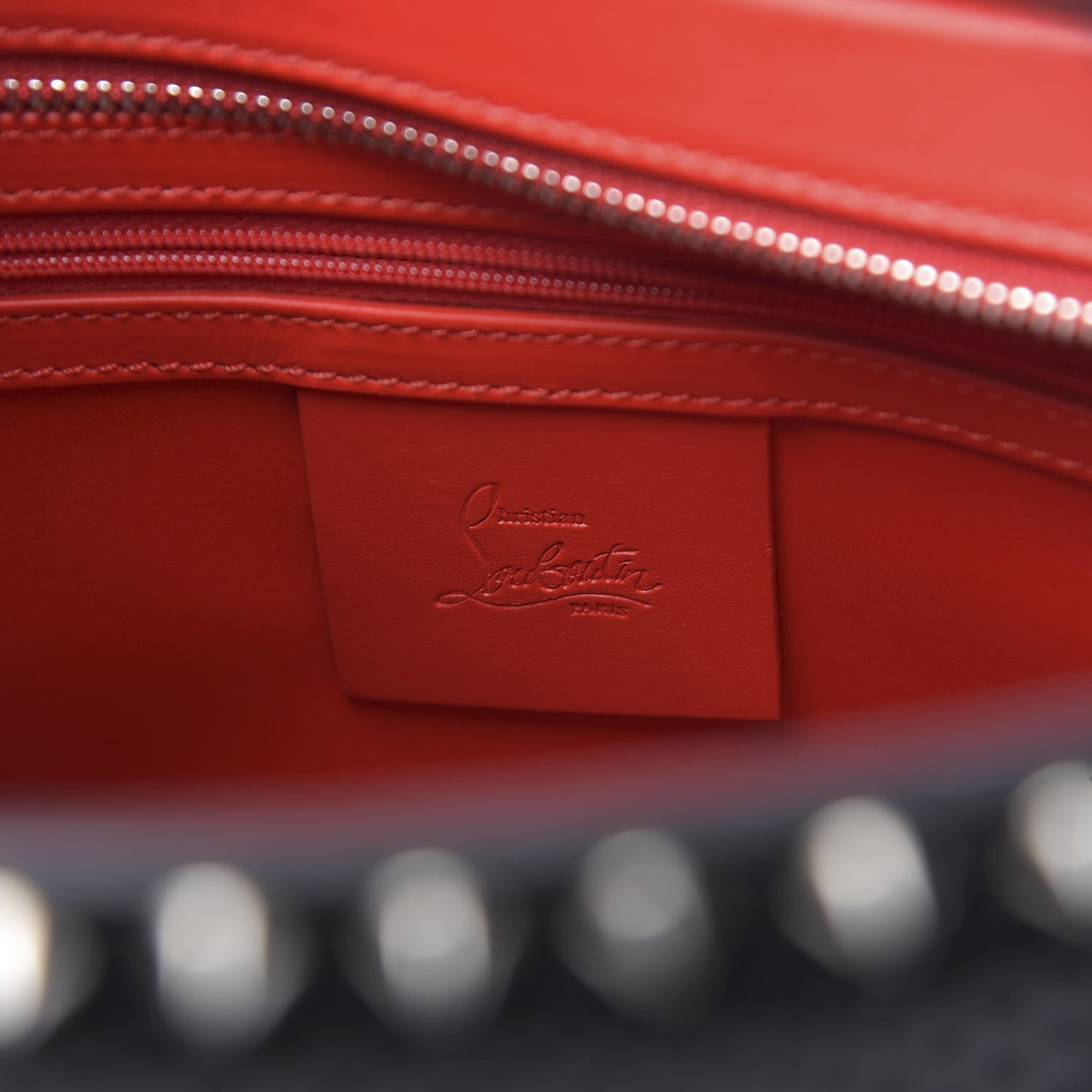Calfskin Reptile Embossed Medium Paloma Black