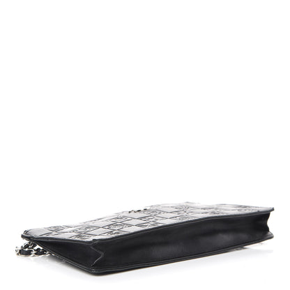Chanel Lambskin Precious Symbols Pochette Black 4 of 11