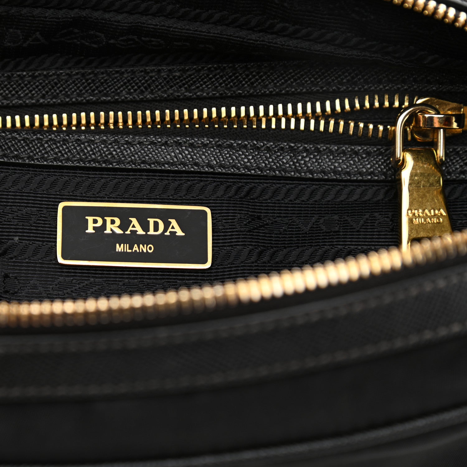 Prada Tessuto Nylon Soft Calf Camera Bag Black 6 of 11
