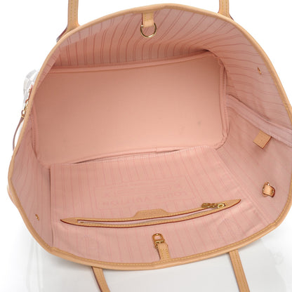 Louis Vuitton Damier Azur Neo Neverfull MM Rose Ballerine 5 of 8