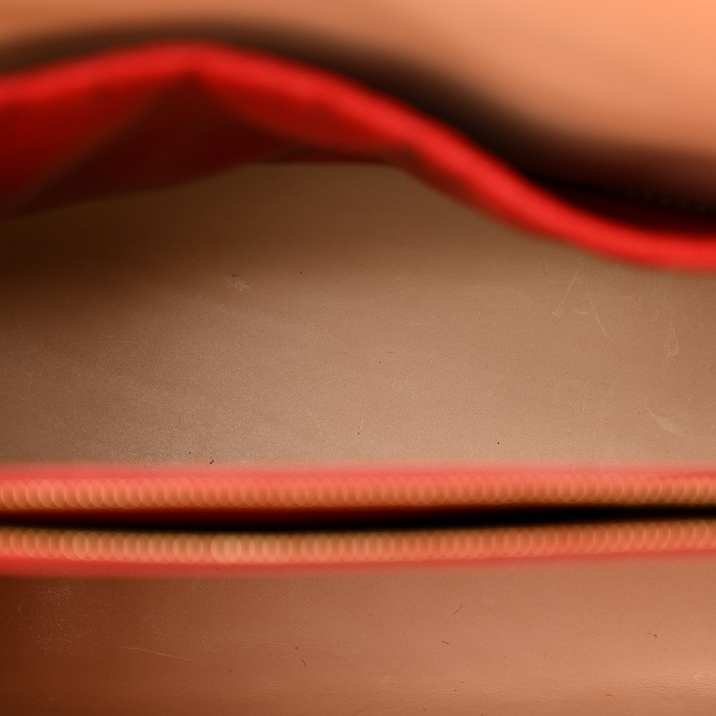 Monogram Calf Hair Spikes Iconoclasts Christian Louboutin Tote Red