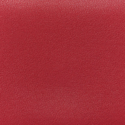 Hermes Evercolor Verso Calvi Card Case Rouge Grenat Glycine 9 of 11