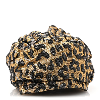 Gucci Metallic Leonte Turban Black Gold 6 of 9
