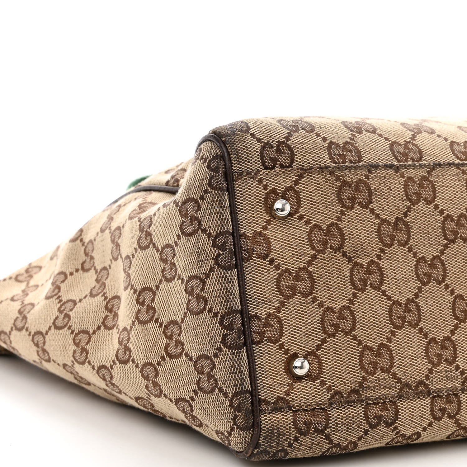 Gucci GG Monogram Web Pop Tote Dark Brown 9 of 10