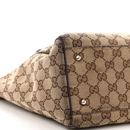 Gucci GG Monogram Web Pop Tote Dark Brown 9 of 10