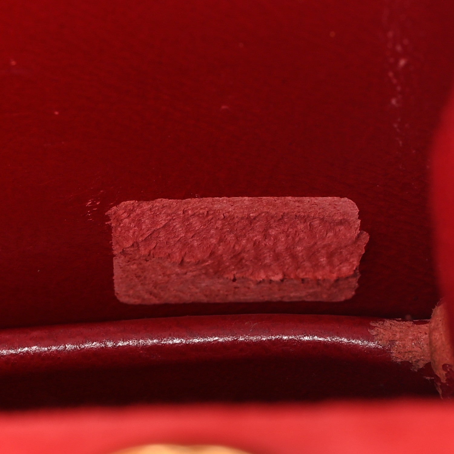 Chanel Suede Quilted Mini Square Flap Red 8 of 11