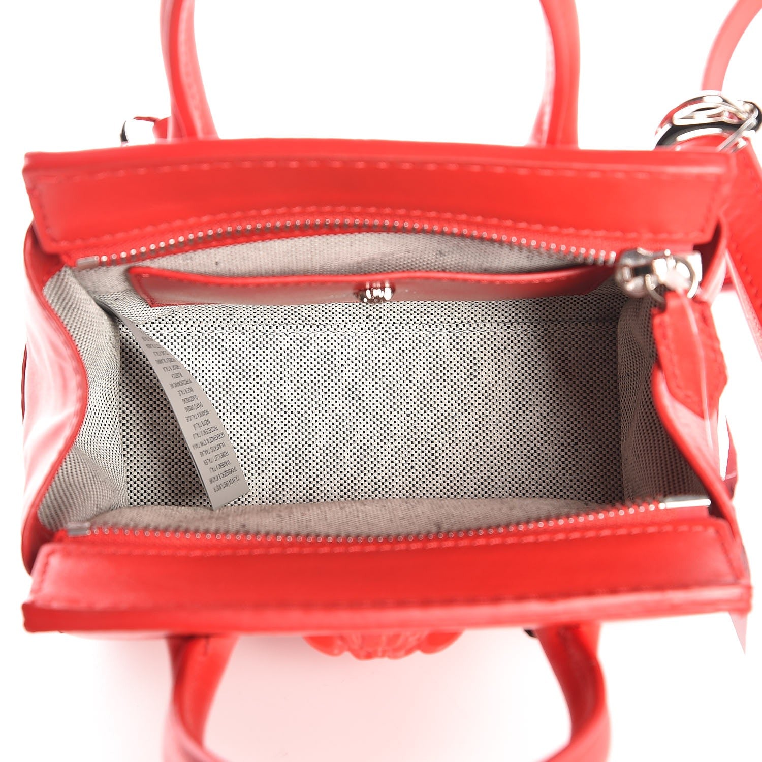 Versace Calfskin Small Palazzo Empire Bag Red 8 of 8