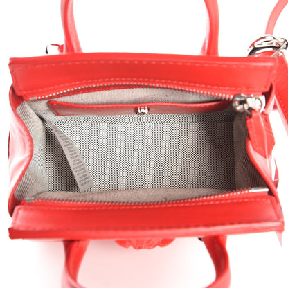 Versace Calfskin Small Palazzo Empire Bag Red 8 of 8