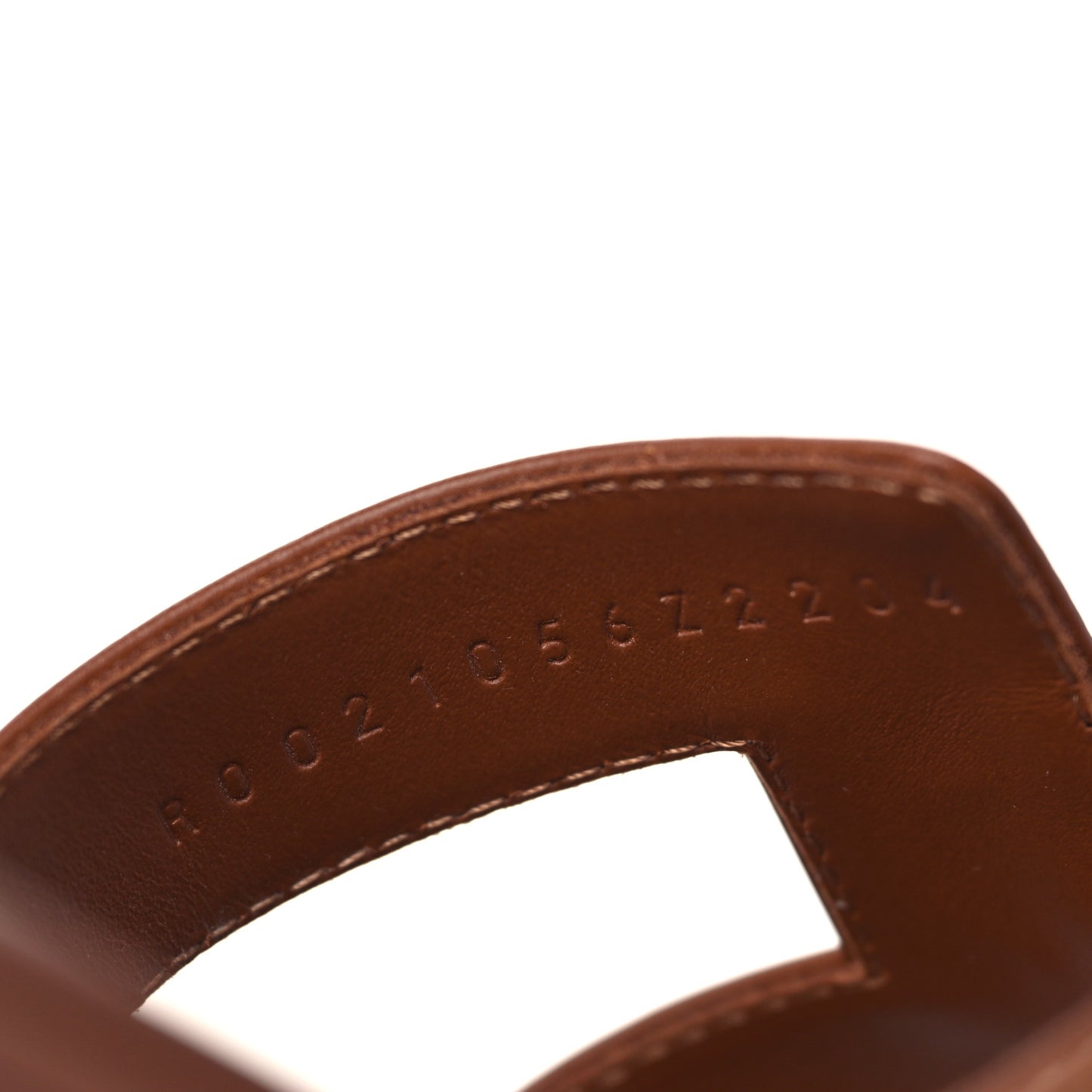 Box Calfskin Oran Sandals 38.5 Gold