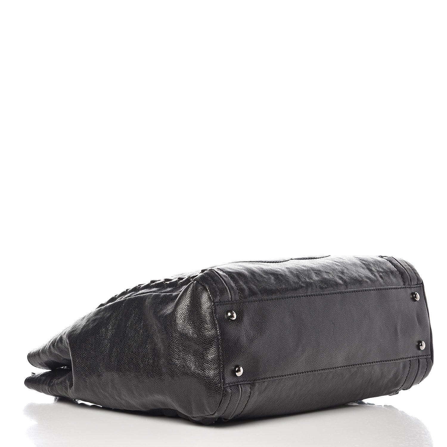 Chanel Glazed Caviar Modern Chain Tote Black 4 of 9