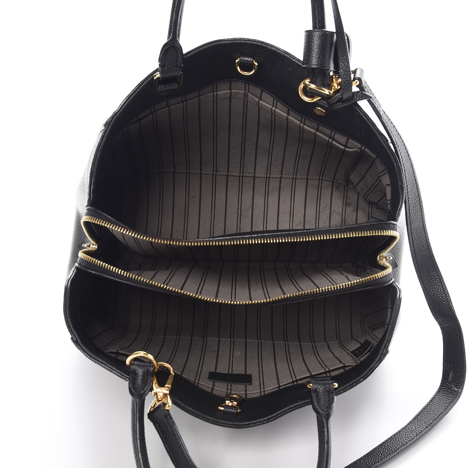 Louis Vuitton Empreinte Montaigne MM Black 5 of 17