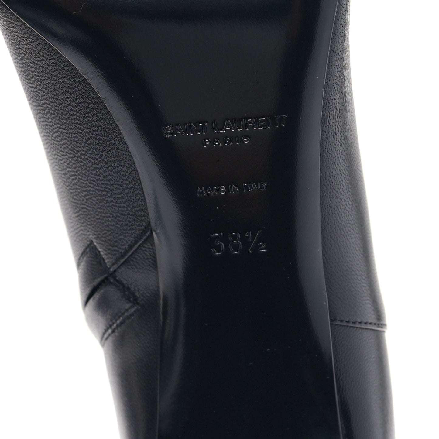 Nappa Vendome Loulou Ankle Zip Boots 38.5 Black