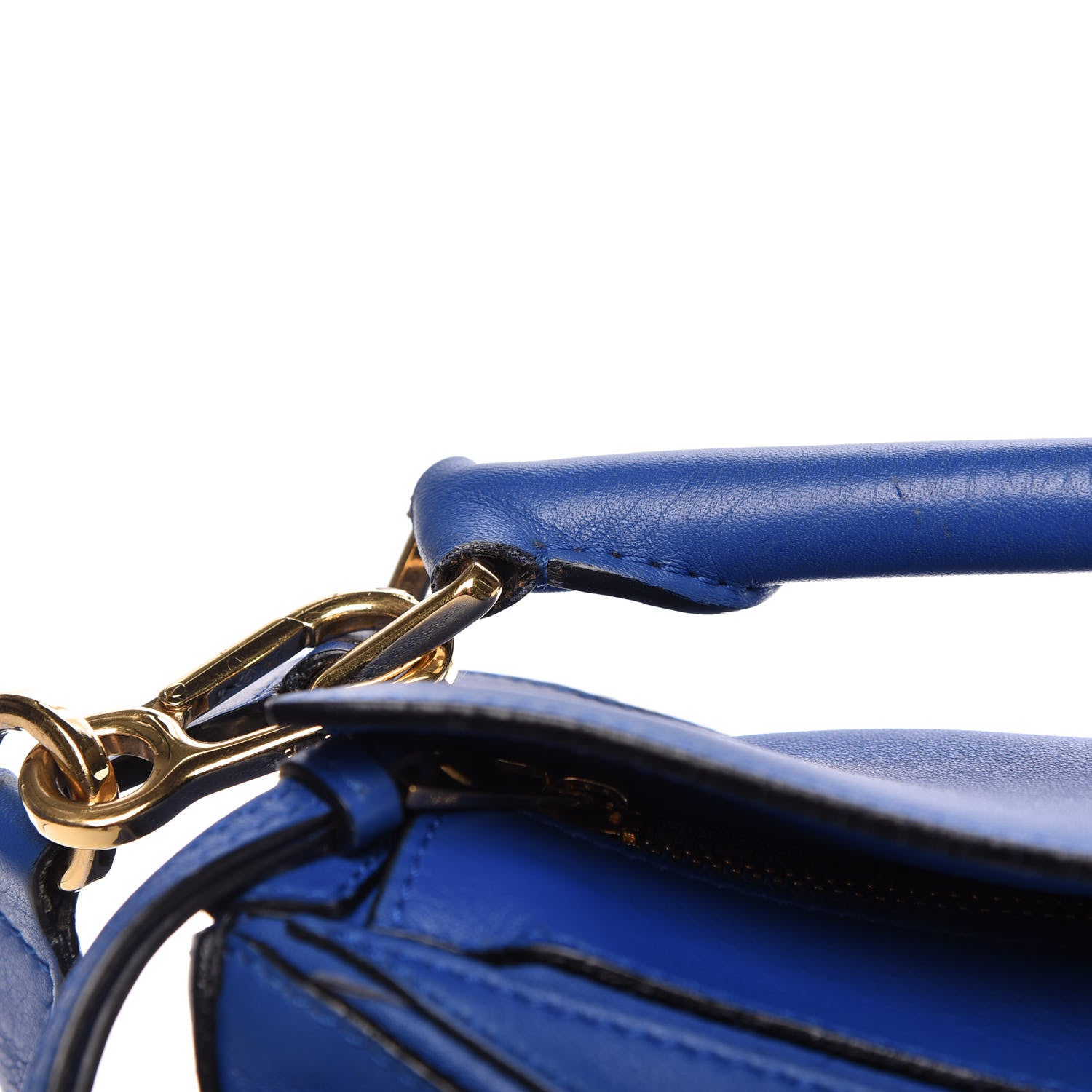 Loewe Calfskin Medium Puzzle Bag Electric Blue 10 of 13