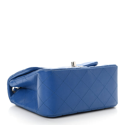 Chanel Lambskin Quilted Mini Square Flap Blue 4 of 11