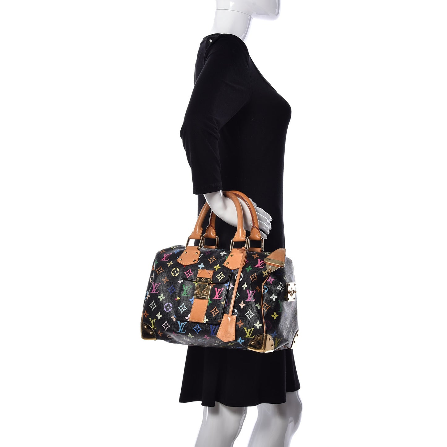 Monogram Multicolor Speedy 30 Black