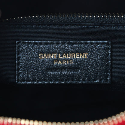 Saint Laurent Lambskin Quilted Monogram Victoire Camera Bag Rouge Eros 7 of 10