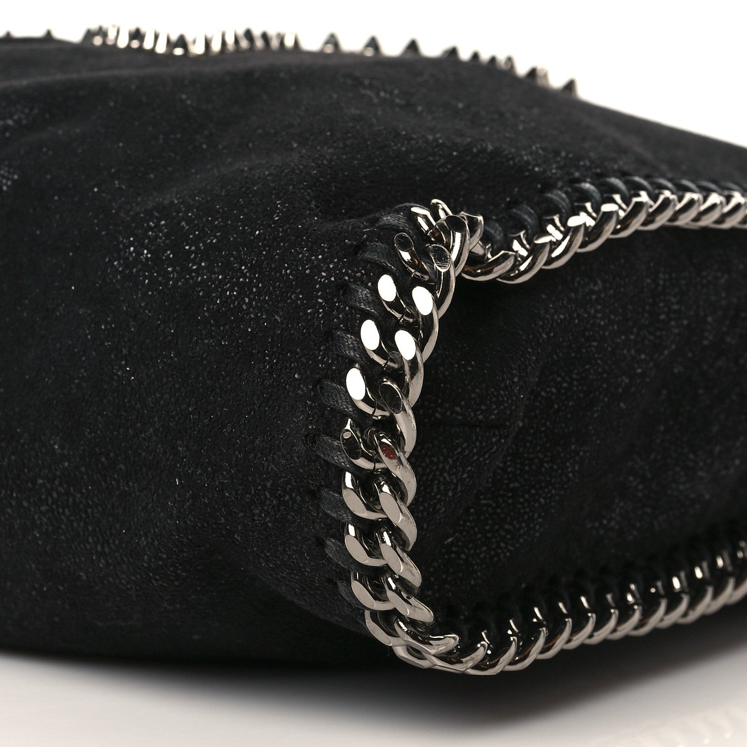Stella McCartney Shaggy Deer Studded Small Star Falabella Tote Black 8 of 8