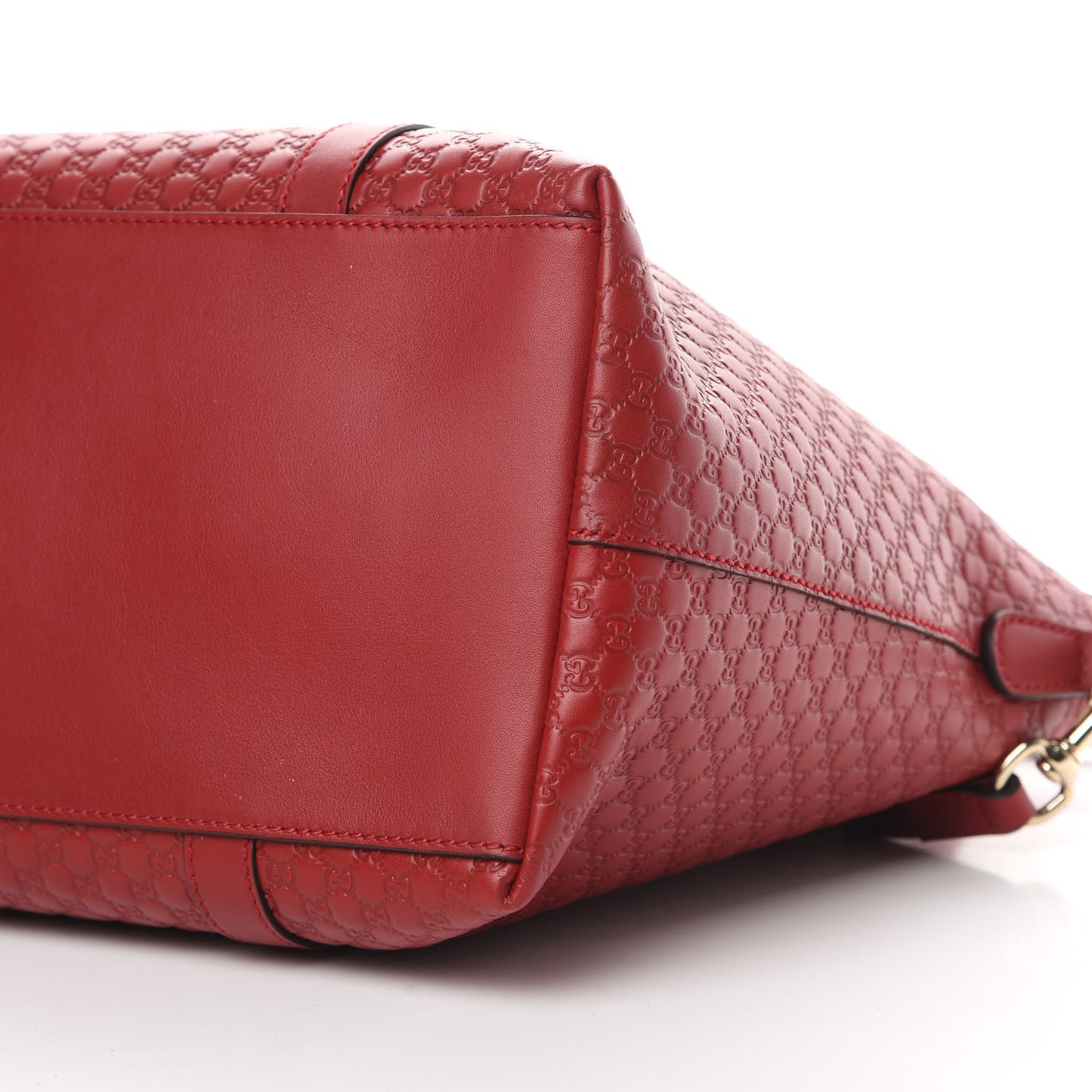 Soft Microguccissima Large Dome Satchel Red