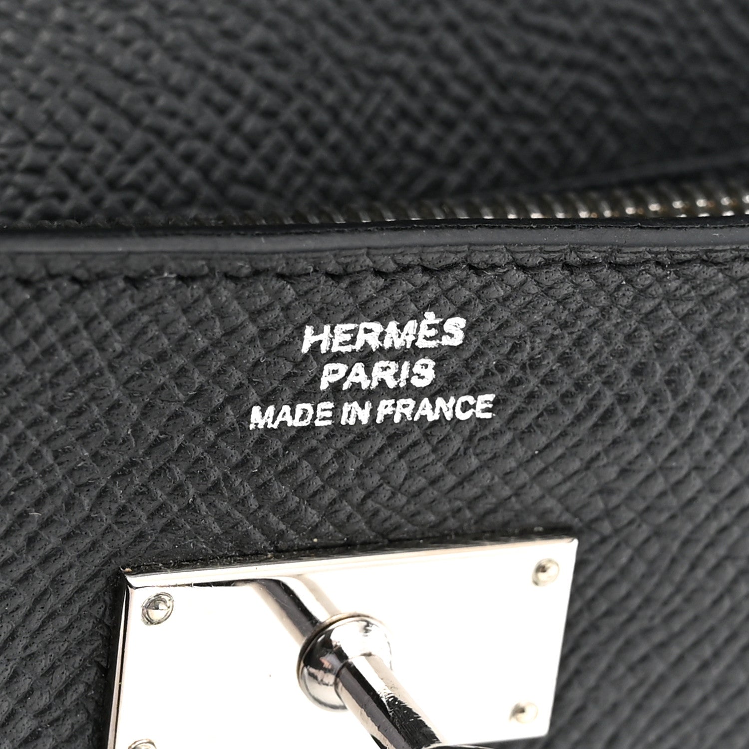 Hermes Epsom Kelly Longue Wallet Black 6 of 10