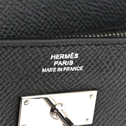 Hermes Epsom Kelly Longue Wallet Black 6 of 10