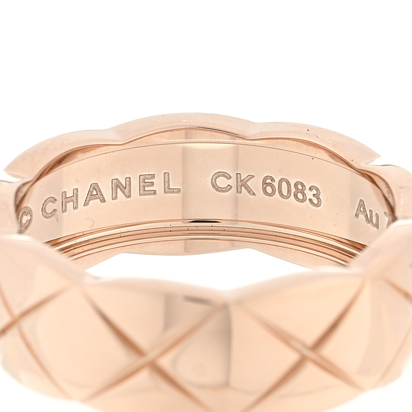 18K Beige Gold Small Coco Crush Ring 52 6